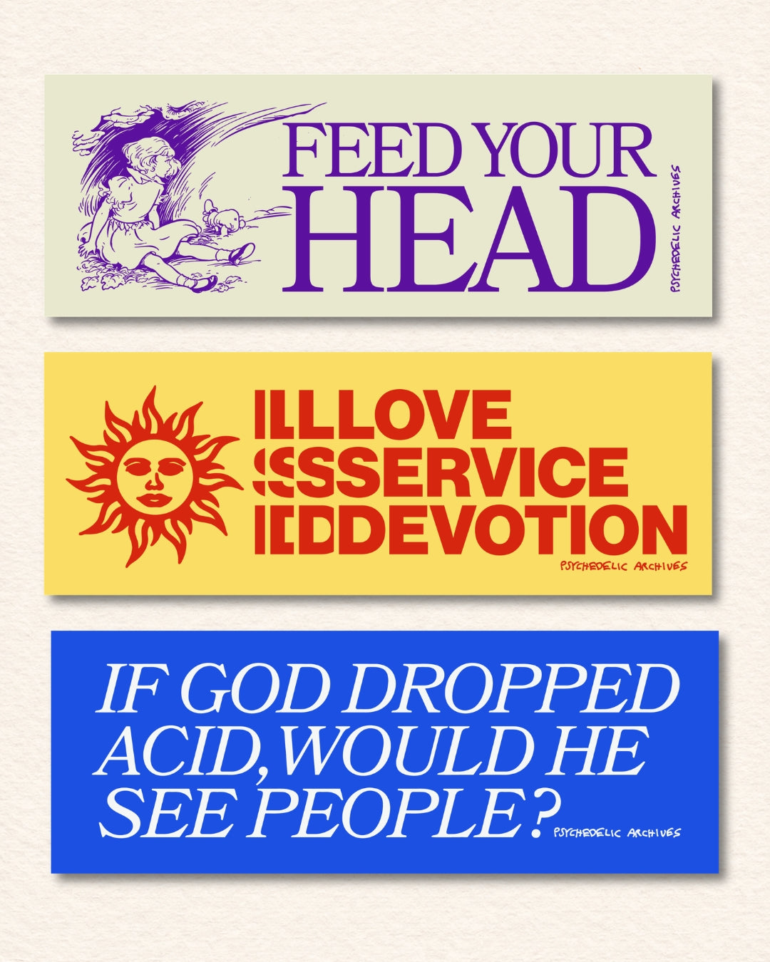 BUMPER STICKER PACK 002