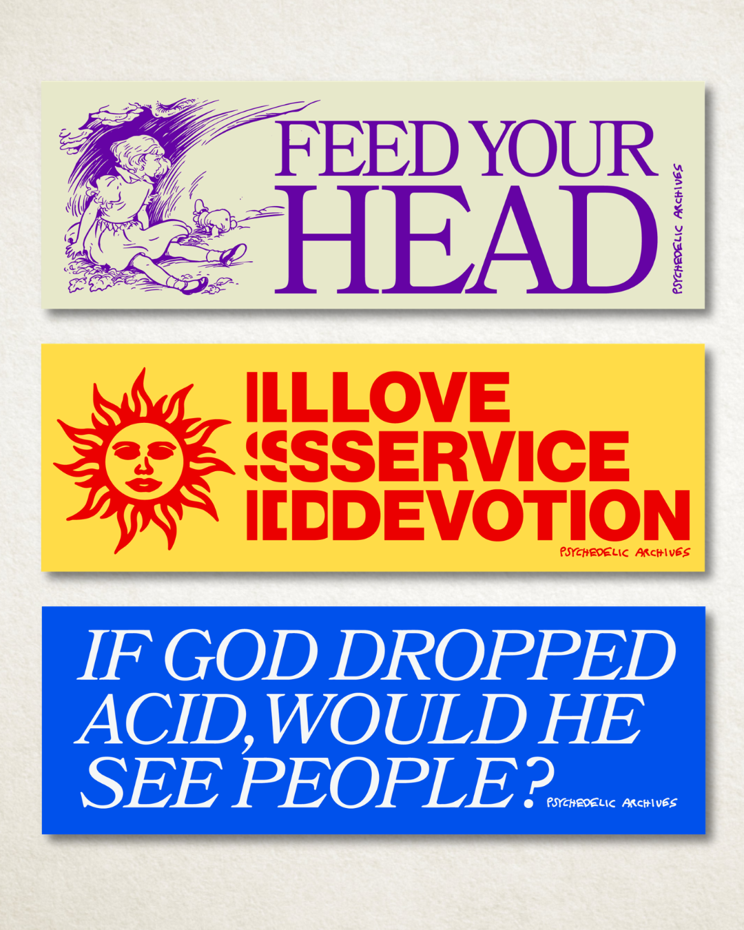 BUMPER STICKER PACK 002