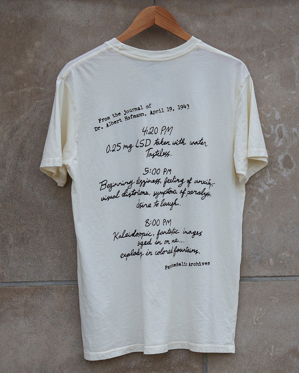 Bicycle Day Albert Hofmann's Journal T-Shirt