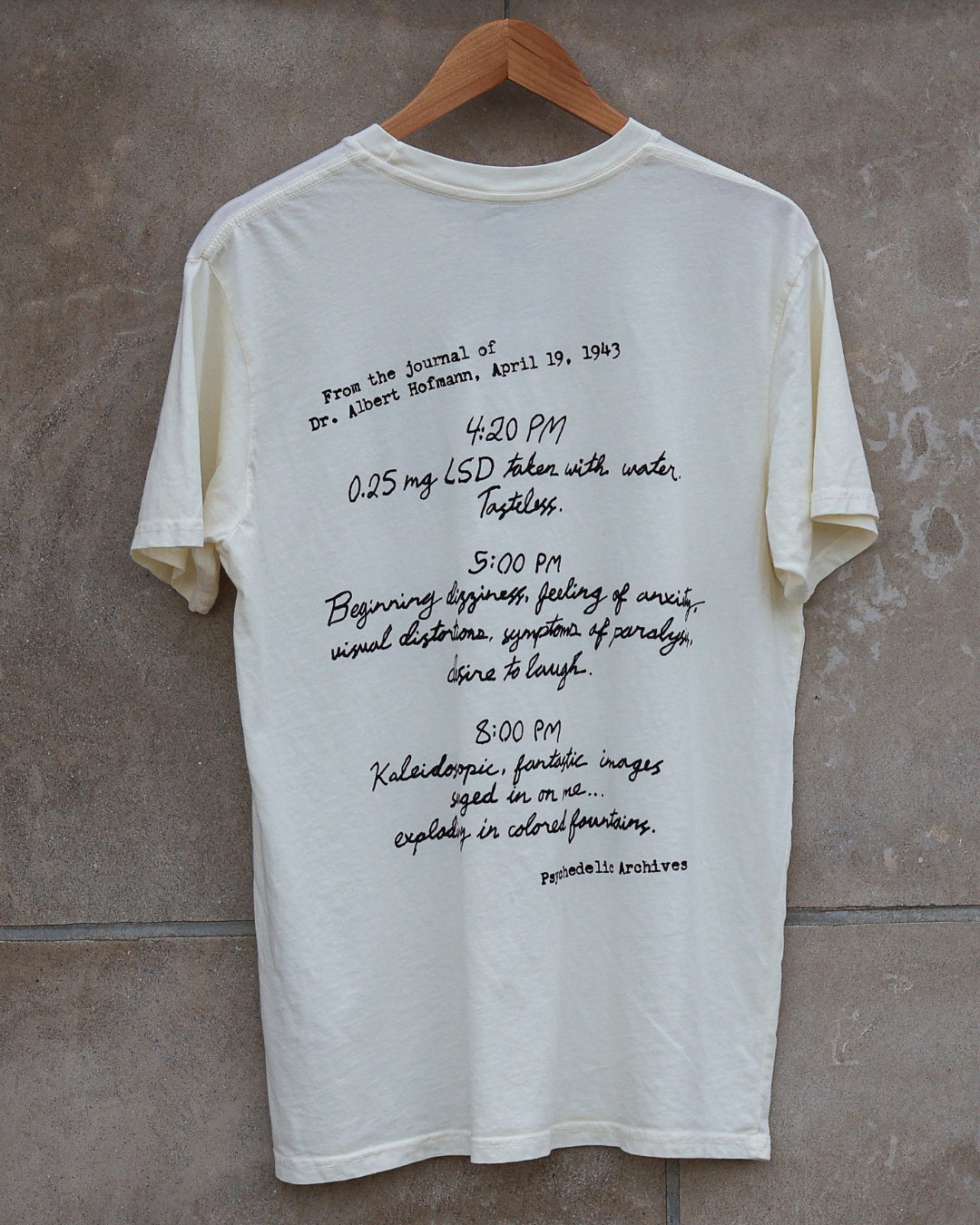 Bicycle Day Albert Hofmann's Journal T-Shirt