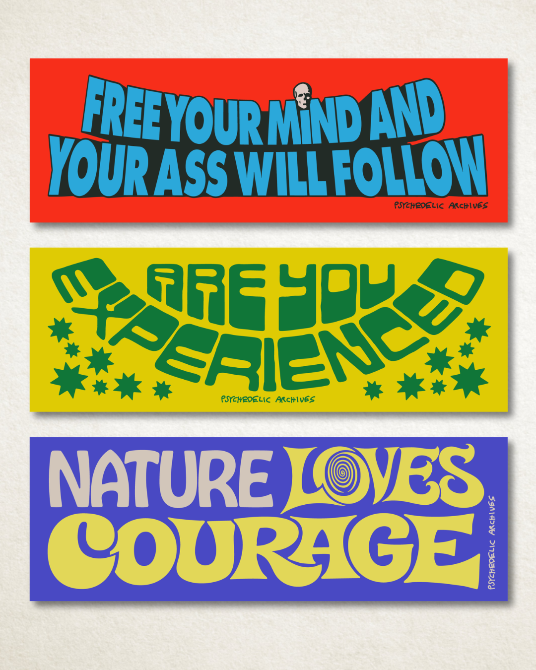 BUMPER STICKER PACK 001