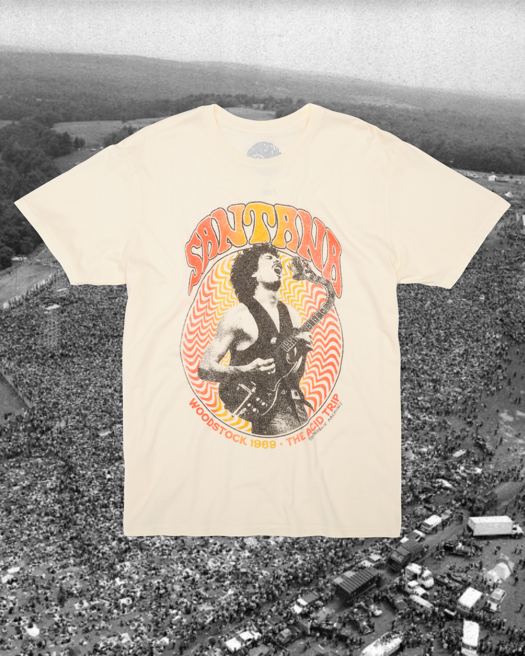 Santana Woodstock Electric Snake T-Shirt