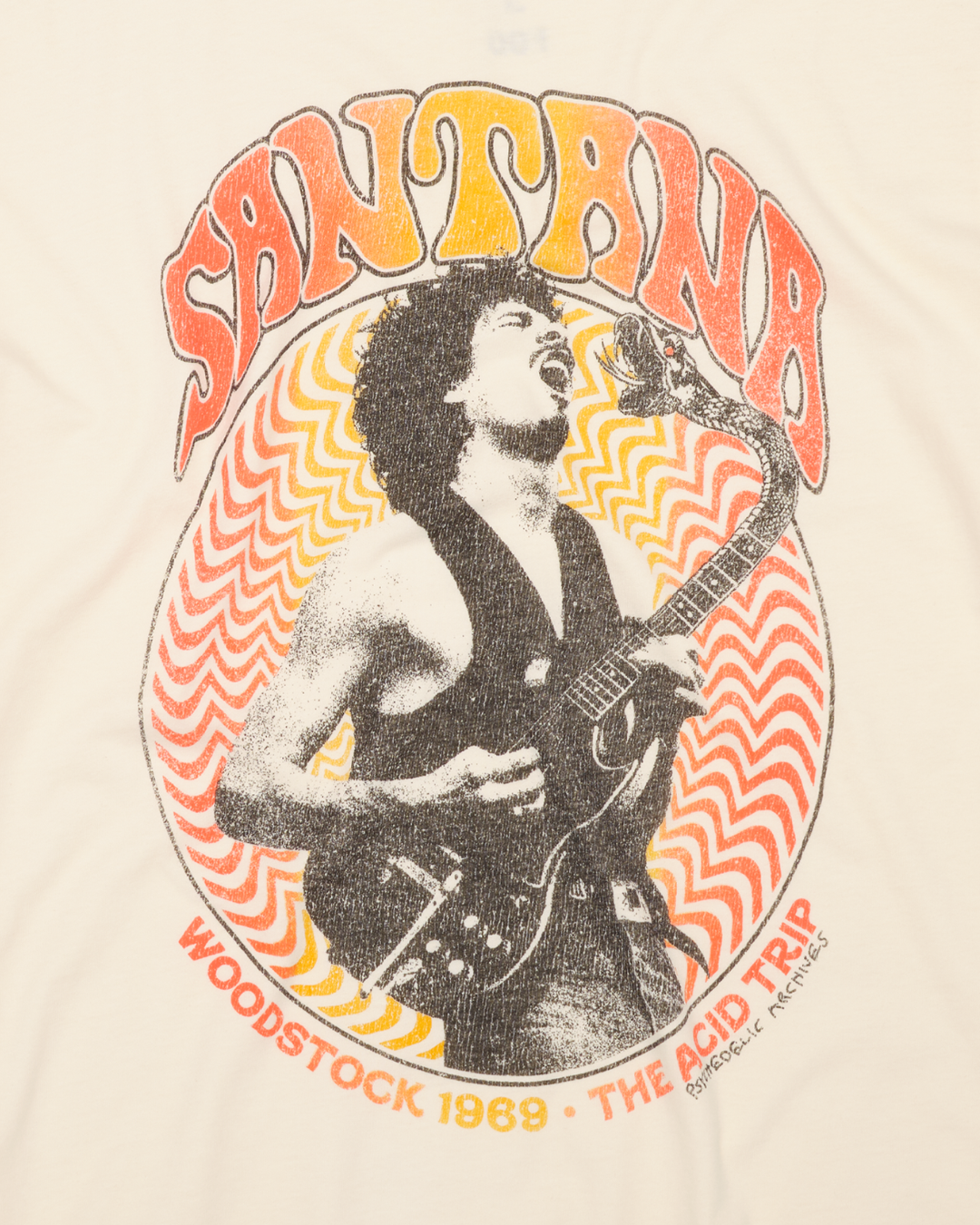Santana Woodstock Electric Snake T-Shirt