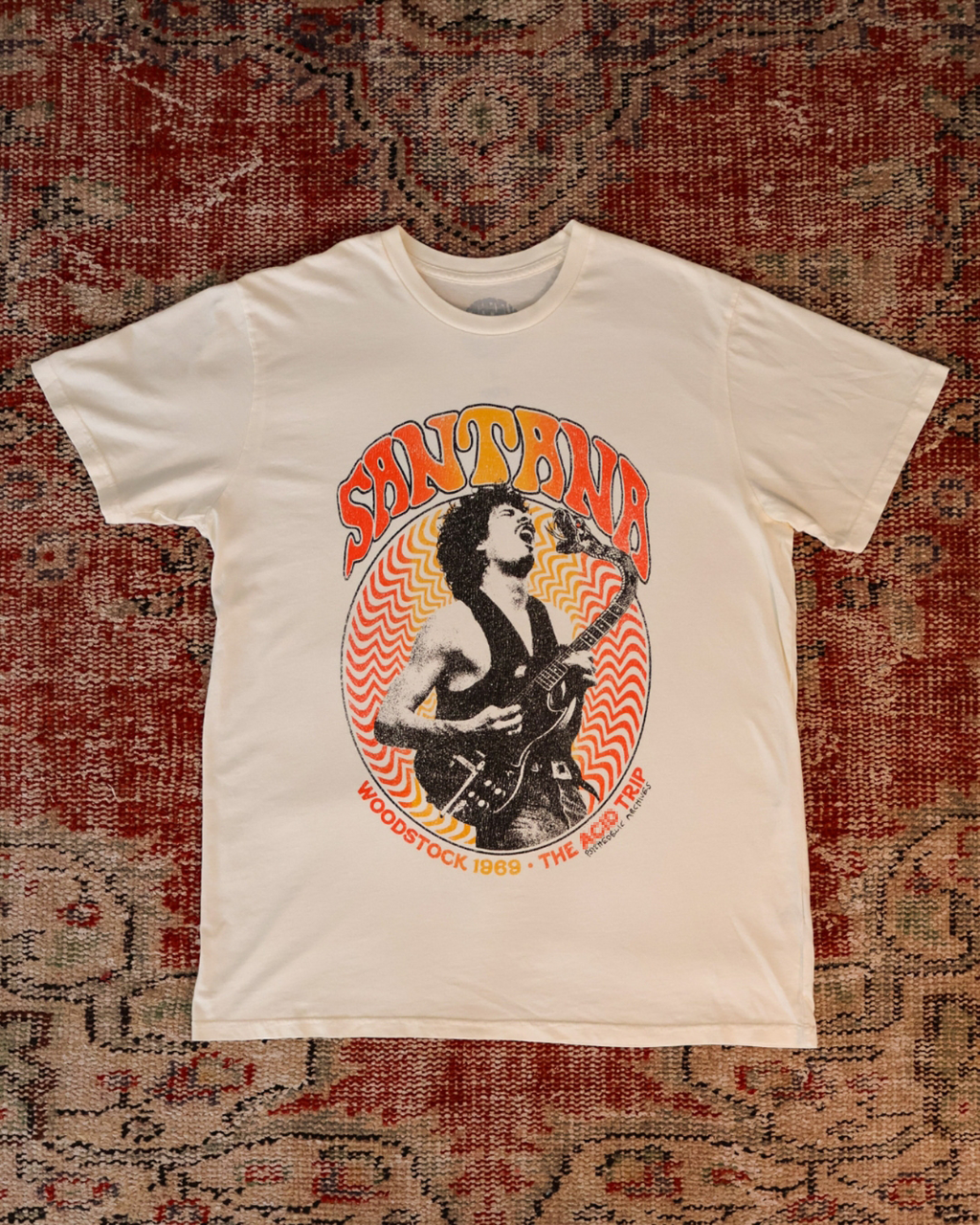 Santana Woodstock Electric Snake T-Shirt