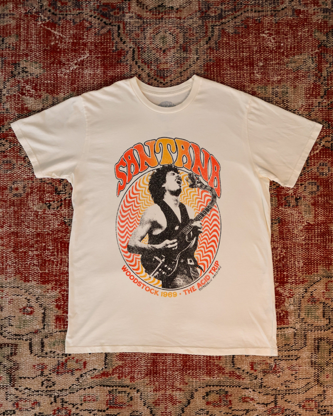 Santana Woodstock Electric Snake T-Shirt